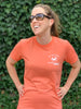 Let's Get Crackin' Seaside Seafood Short Sleeve T-Shirt - Orange